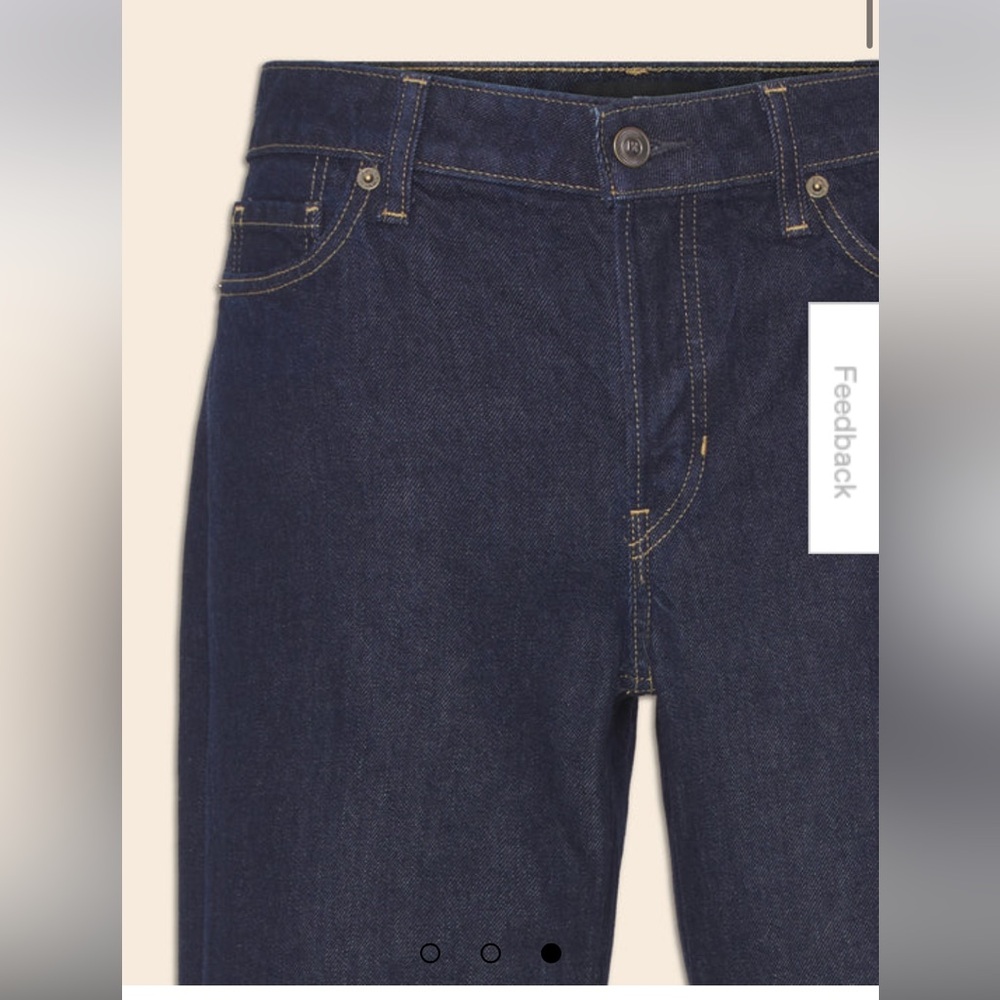 NWT Banana Republic Low-Rise Rigid Straight Jean - Dark Rinse